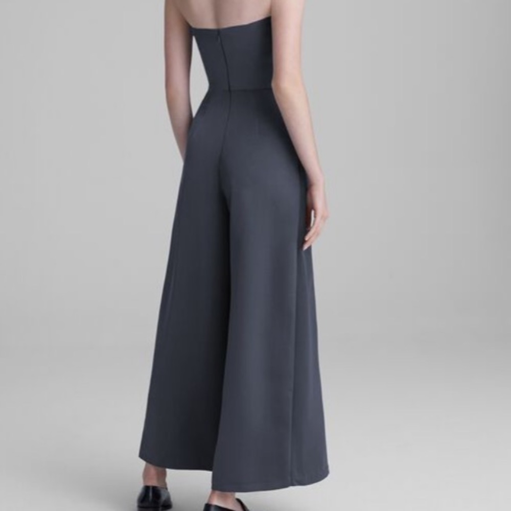 Club Monaco Strapless Satin jumpsuit New - Picture 11 of 16